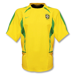 CAFU #2 Retro Brazil Home Jersey World Cup 2002