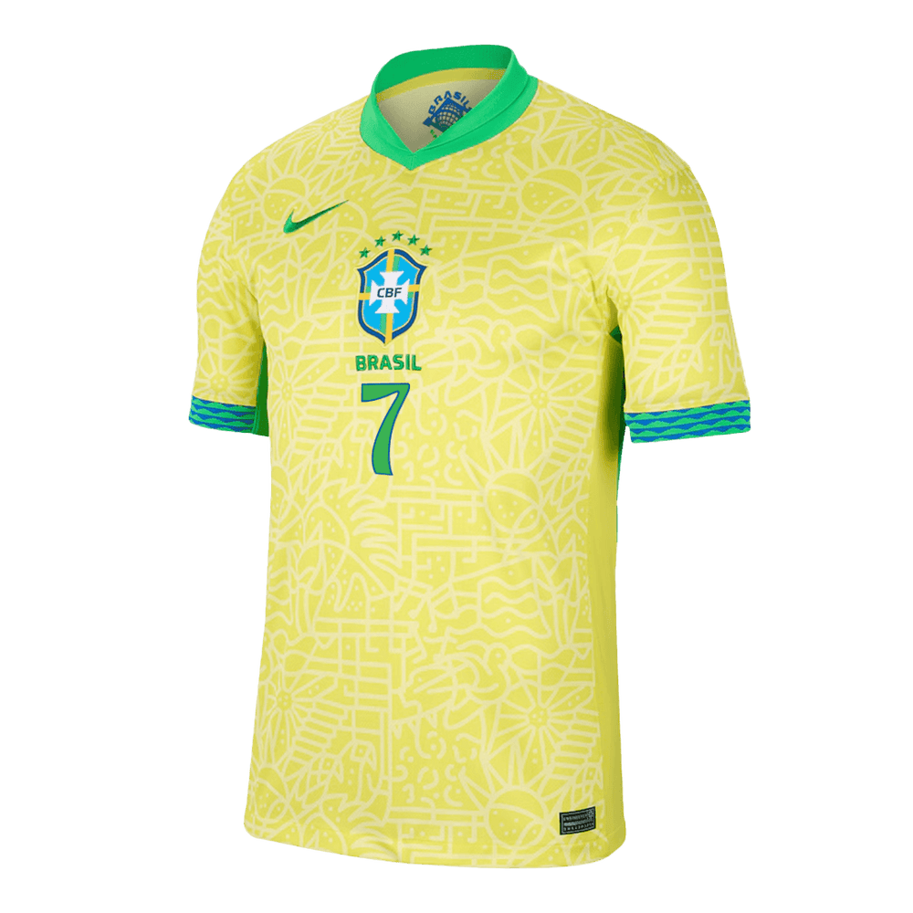 [Super Replica] VINI JR. #7 Brazil Home Jersey Copa America