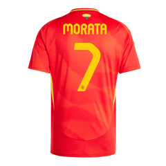 MORATA #7 Spain Home Jersey Euro - [Super Replica]