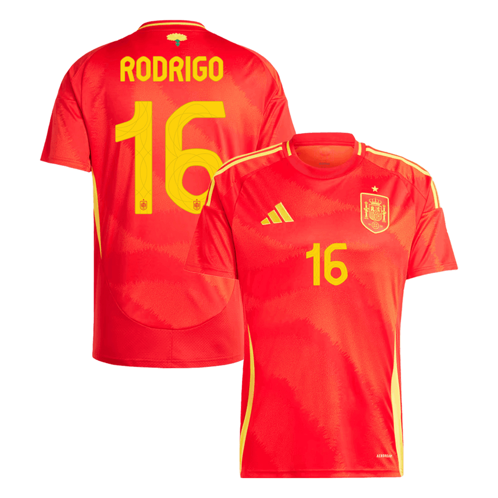 RODRIGO #16 Spain Home Jersey Euro - [Supre Replica]