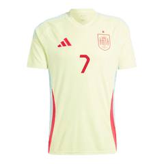 MORATA #7 Spain Away Jersey Euro