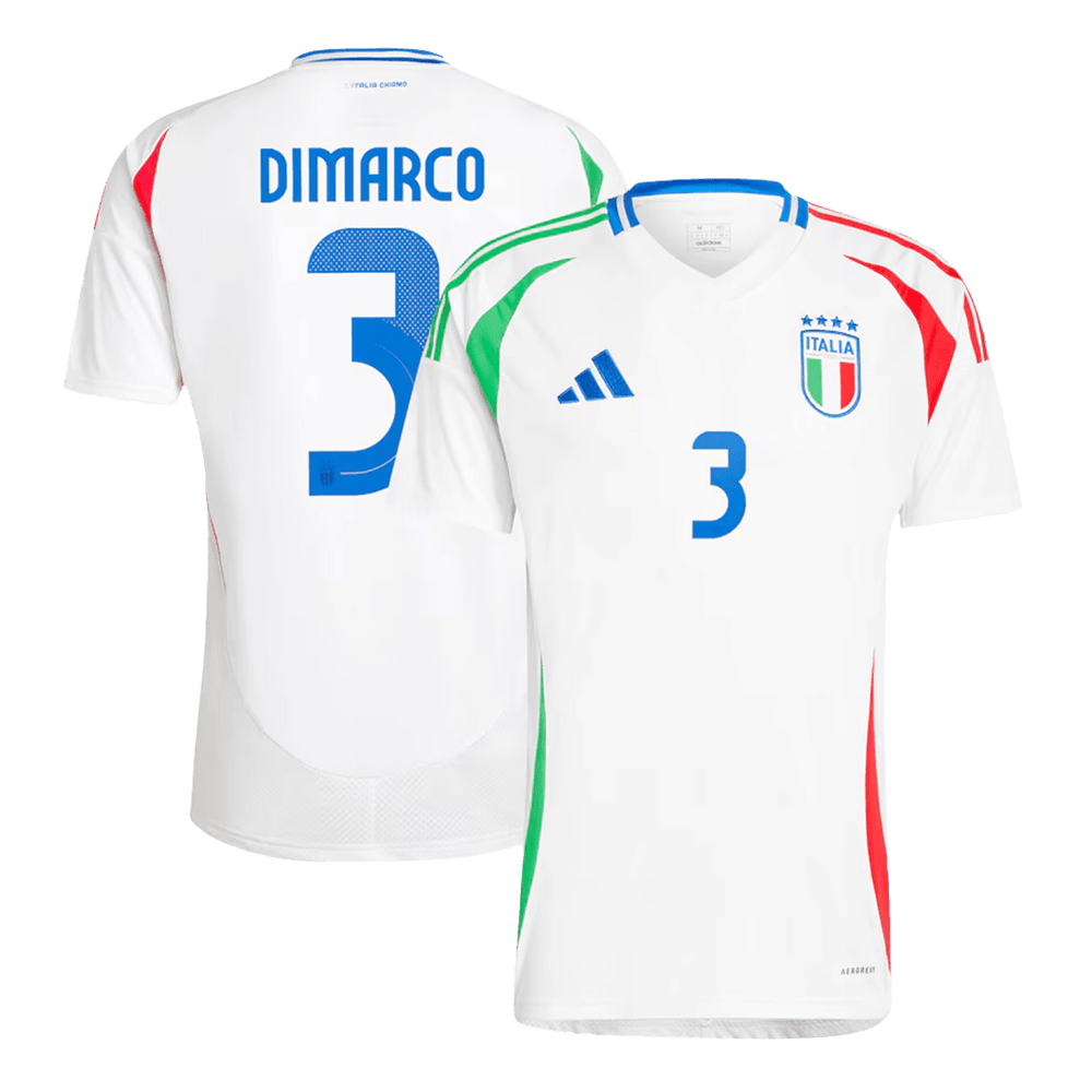 [Super Replica] DIMARCO #3 Italy Away Jersey Euro