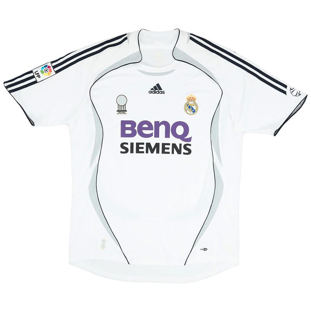 Beckham #23 Retro Real Madrid Home Jersey 2006/07