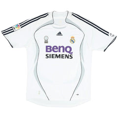Beckham #23 Retro Real Madrid Home Jersey 2006/07