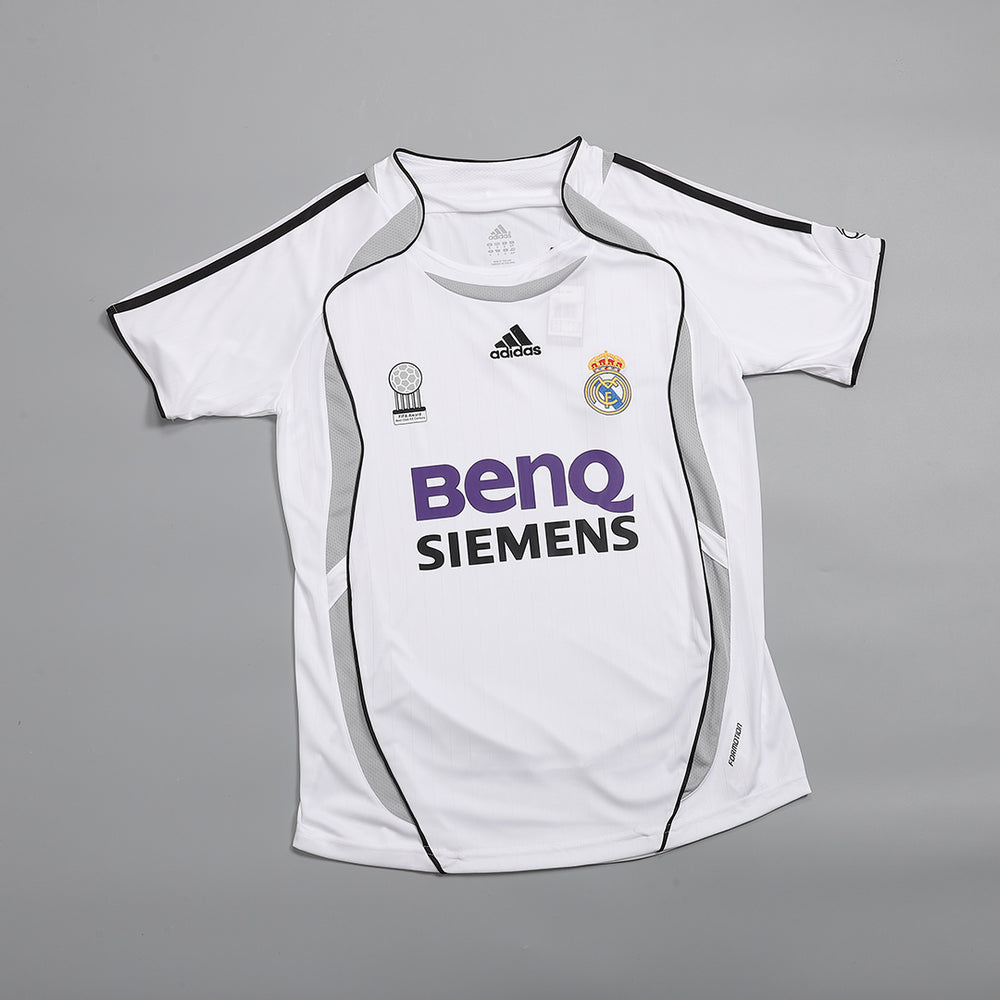 Beckham #23 Retro Real Madrid Home Jersey 2006/07
