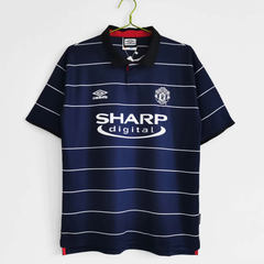 Solskjaer #20 Retro Manchester United Away Jersey 1999/00