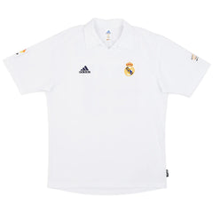 Zidane #5 Retro Real Madrid Centenary Home Jersey 2002/03