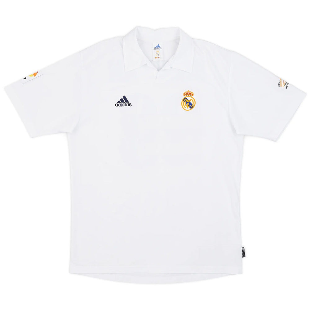 RAUL #7 Retro Real Madrid Centenary Home Jersey 2002/03