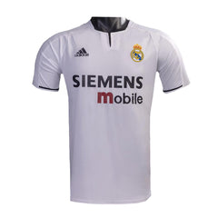 Zidane #5 Retro Real Madrid Home Jersey 2003/04