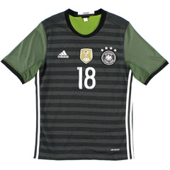 Kroos #18 Retro Germany Away Jersey 2016
