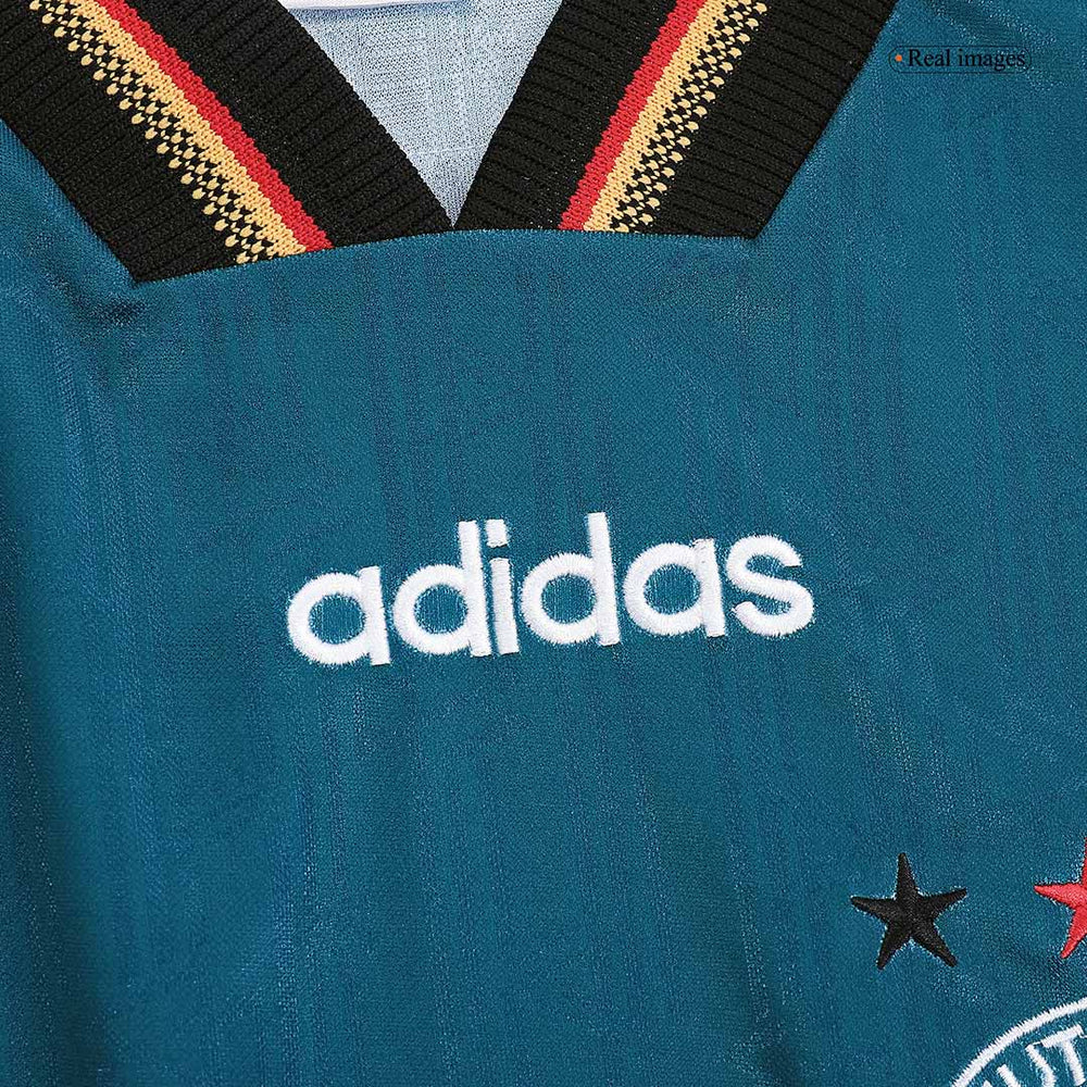 Möller #7 Retro Germany Away Jersey Euro Cup 1996