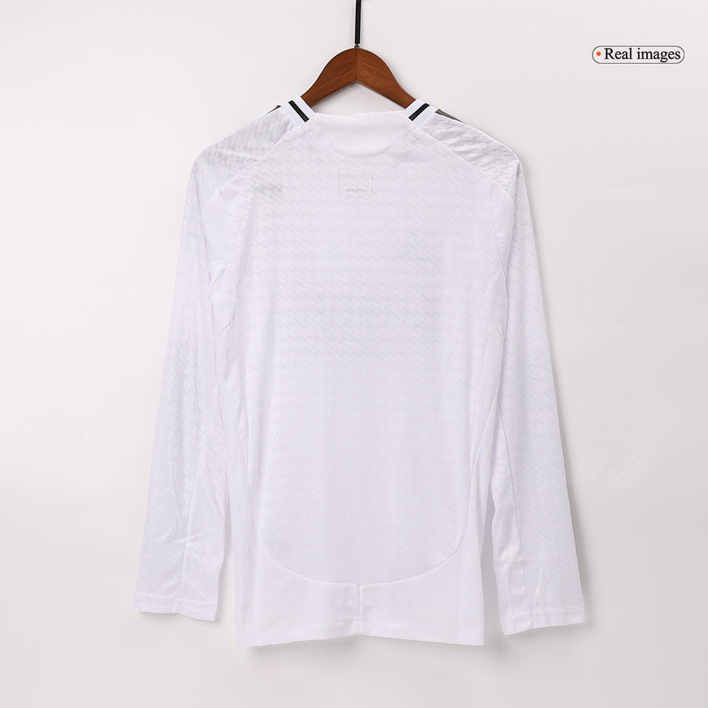 Real Madrid Home Long Sleeve Jersey Player Version