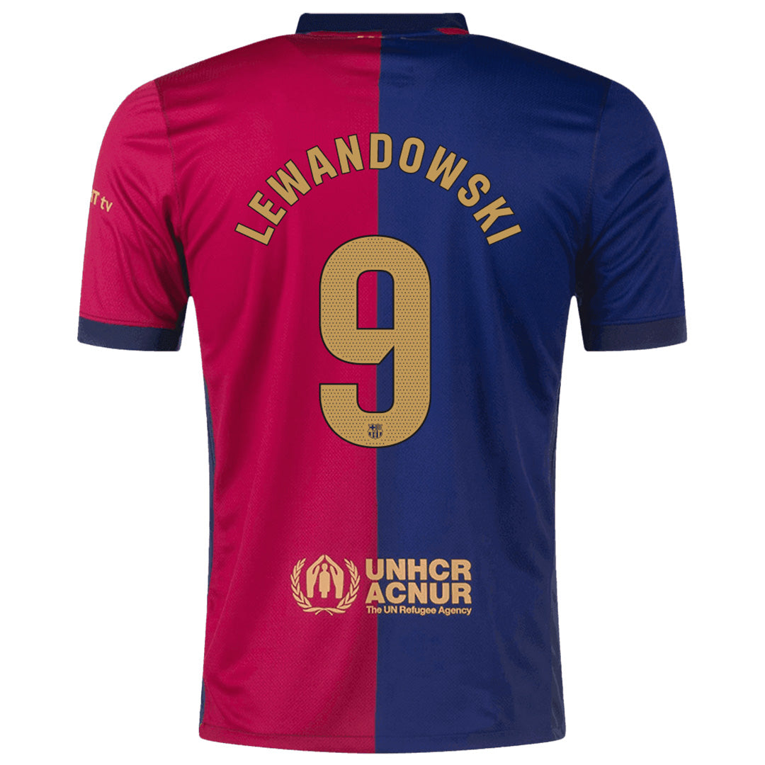 LEWANDOWSKI #9 Barcelona Home Jersey