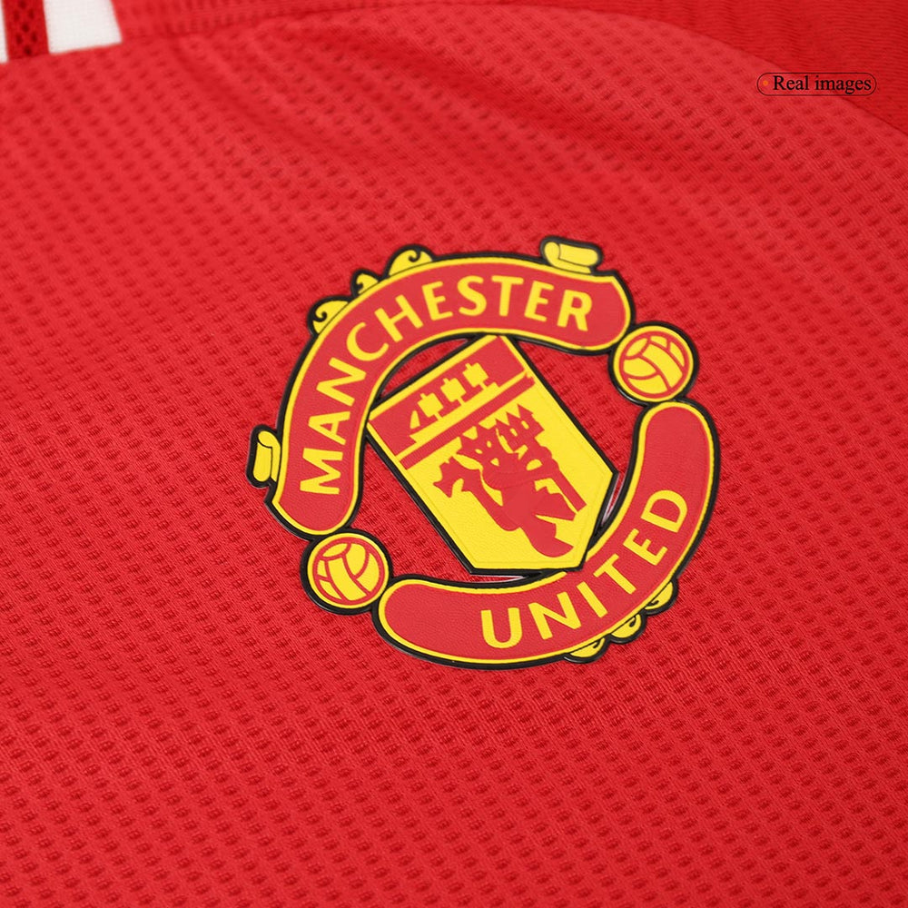Manchester United Home Match Jersey+Shorts+Socks Full Kit Player Version