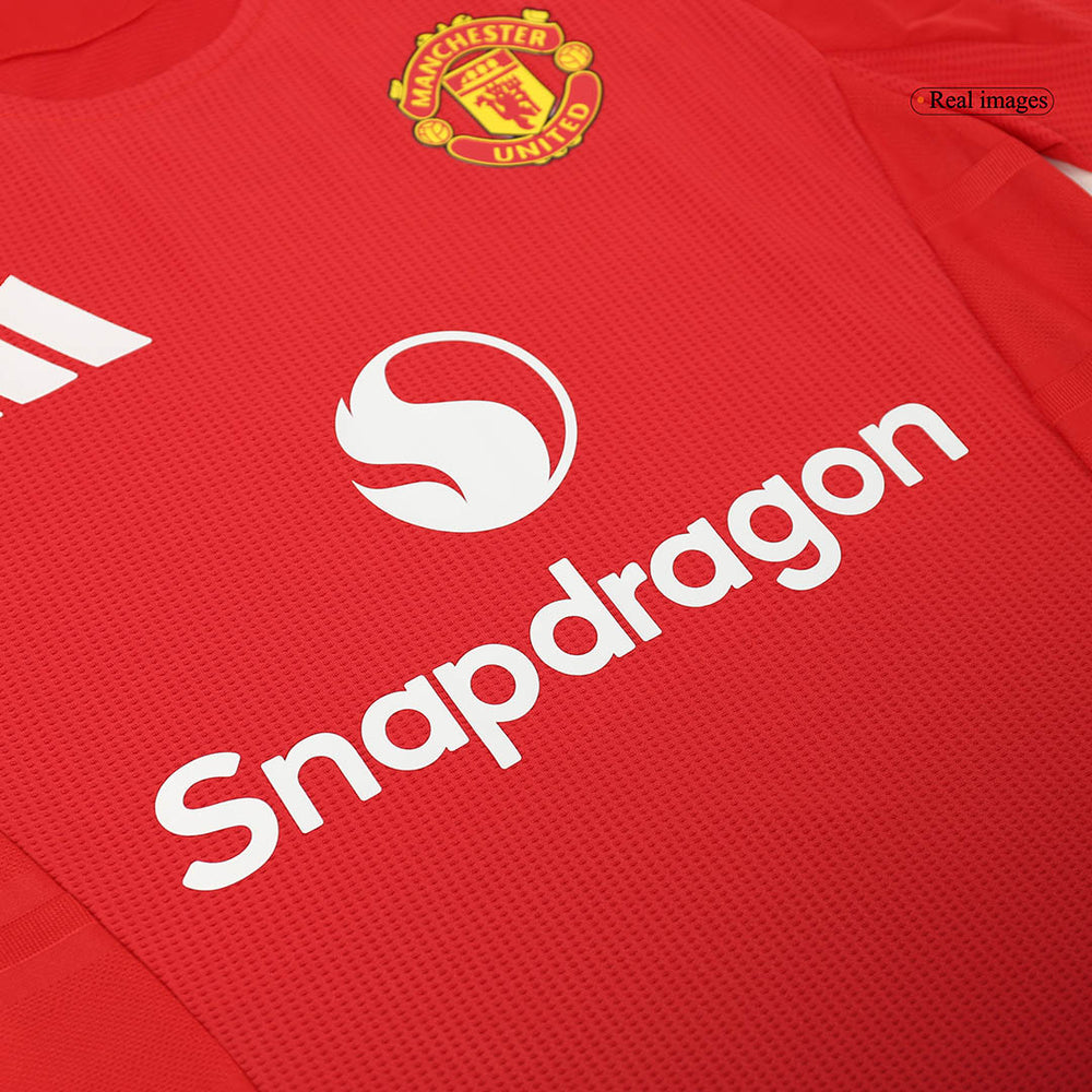 Manchester United Home Match Jersey+Shorts Kit Player Version