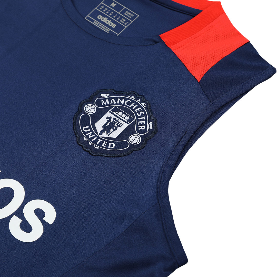 Manchester United Pre-Match Vest Kit(Jersey+Shorts)