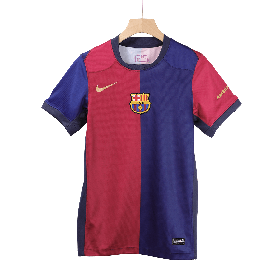 GAVI #6 Barcelona Home Spotify Logo Without Text Jersey