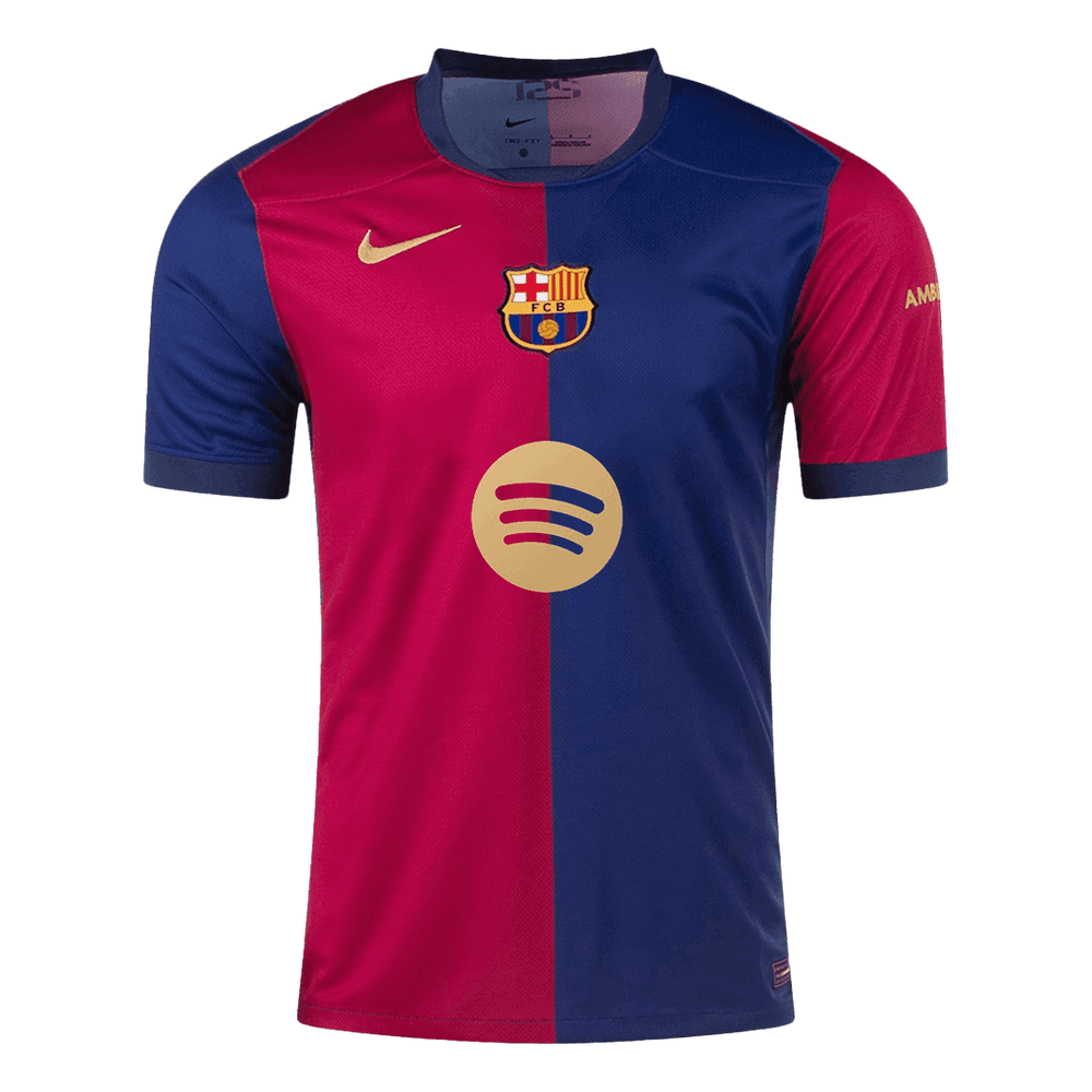 LEWANDOWSKI #9 Barcelona Home Spotify Logo Without Text Jersey