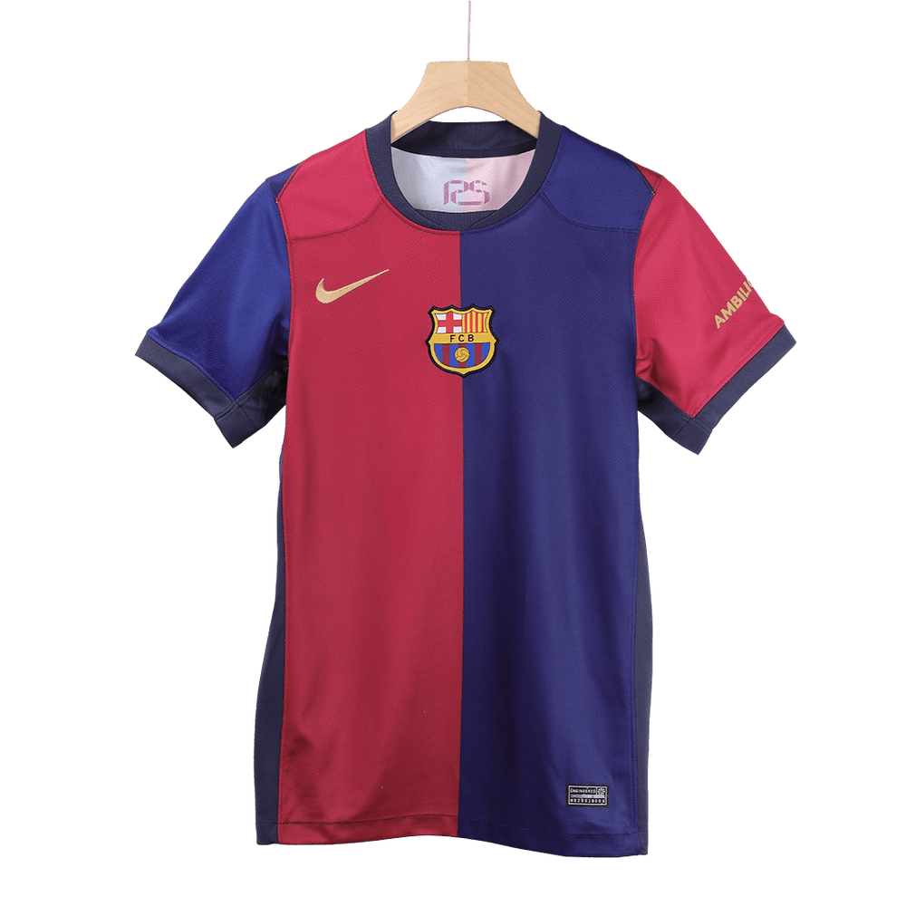 LEWANDOWSKI #9 Barcelona Home Spotify Logo Without Text Jersey