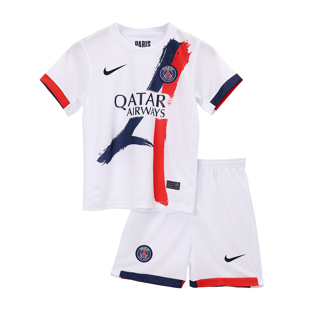 KVARATSKHELIA #7 Kids PSG Away Jersey Kit/26
