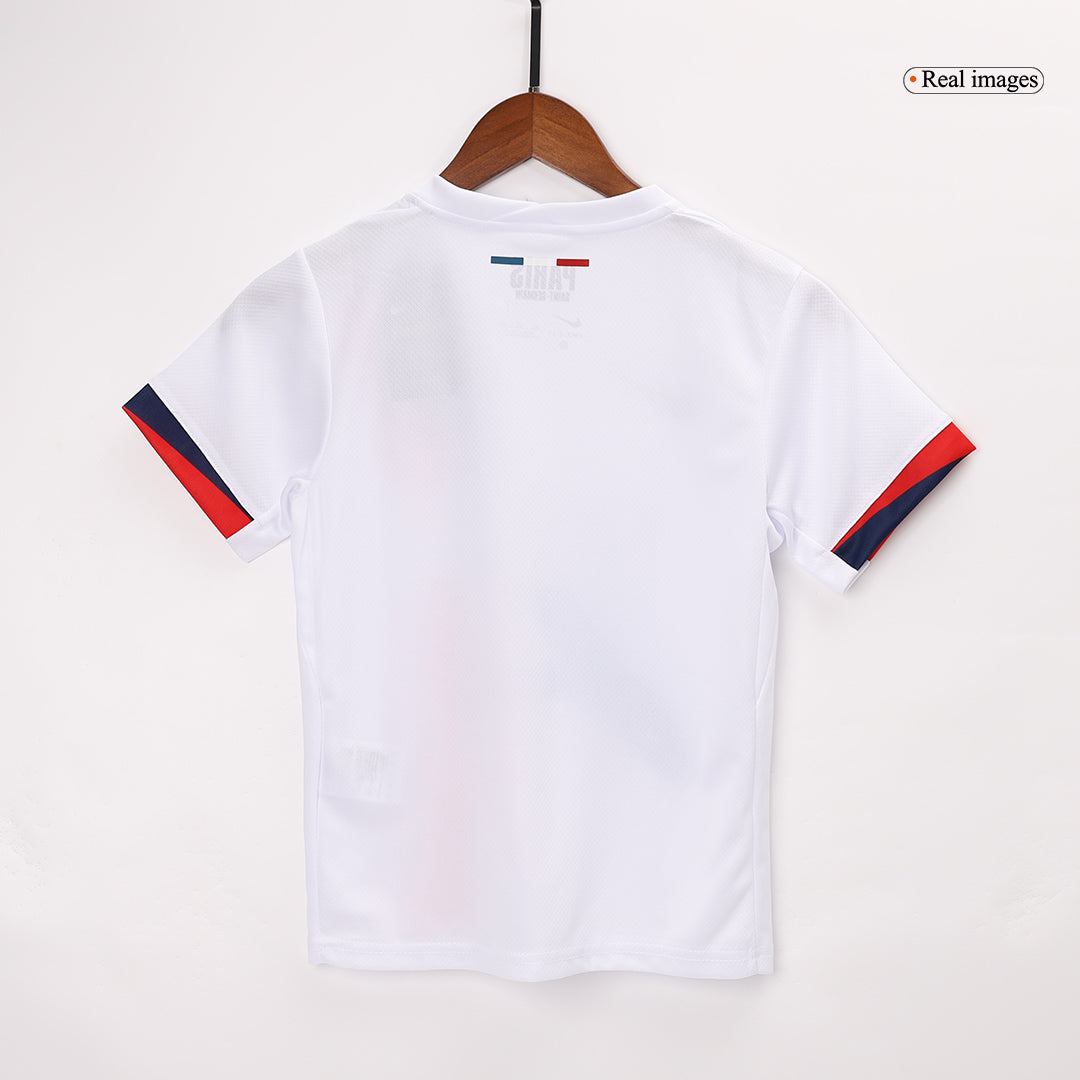KVARATSKHELIA #7 Kids PSG Away Jersey Kit/26