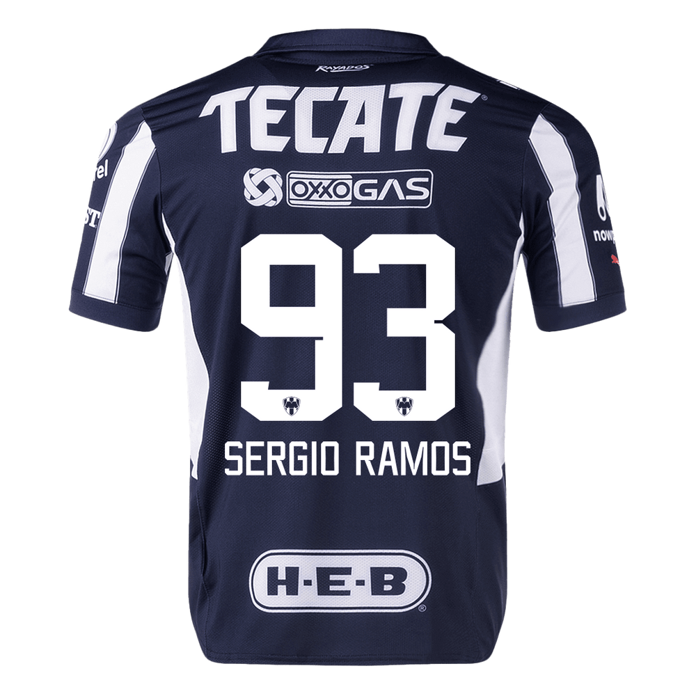 SERGIO RAMOS #93 Monterrey Home Jersey Player Version