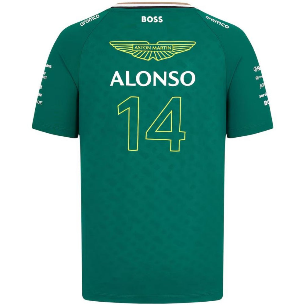 Aston Martin Aramco Cognizant F1 Racing Team Fernando Alonso Driver T-Shirt