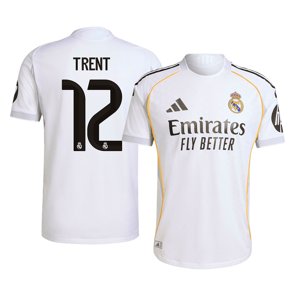 TRENT #12 Real Madrid Home Match Jersey Player Version 2025/26