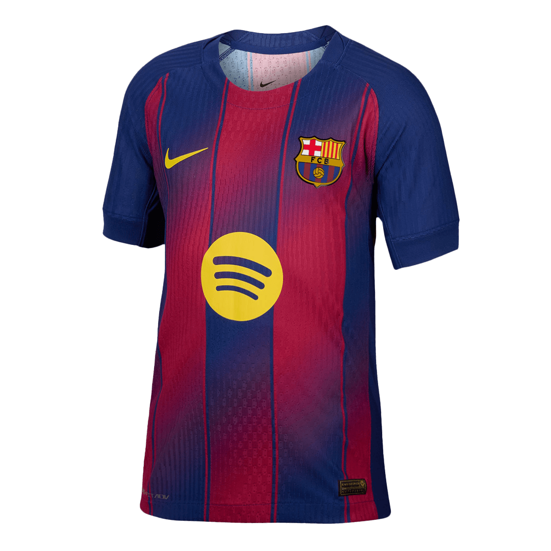 LEWANDOWSKI #9 Barcelona Home Match Jersey Player Version 2025/26