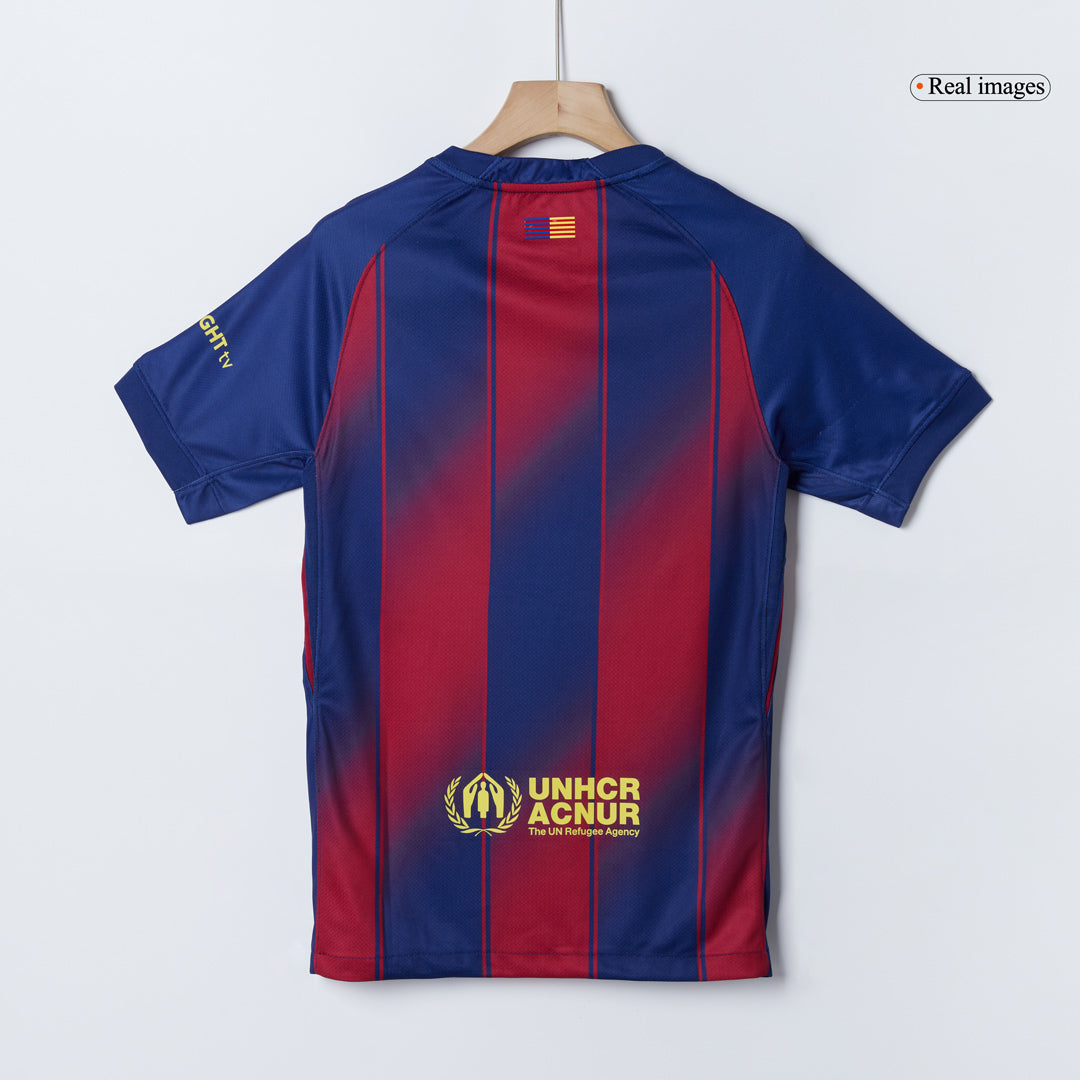 PEDRI #8 Barcelona Home Jersey 2025/26 - UCL