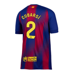 CUBARSÍ #2 Barcelona Home Jersey 2025/26