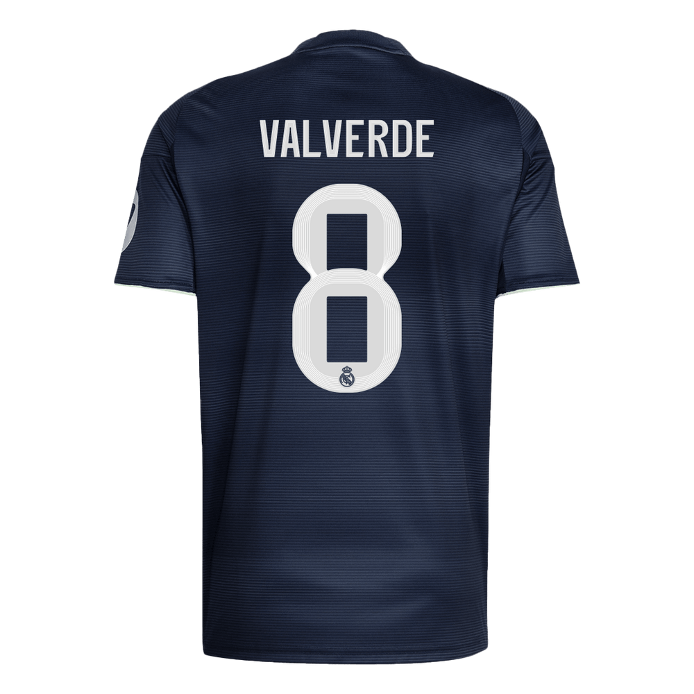 VALVERDE #8 Real Madrid Away Jersey 2025/26 - [Super Replica]
