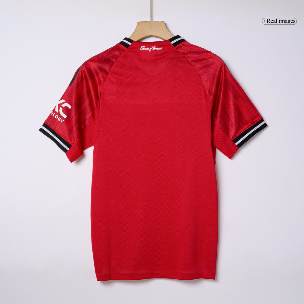 B.FERNANDES #8 Manchester United Home Match Jersey Player Version 2025/26