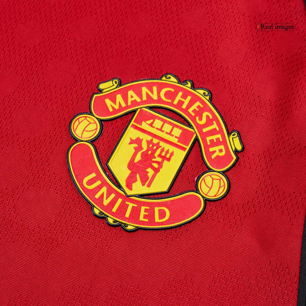B.FERNANDES #8 Manchester United Home Match Jersey Player Version 2025/26