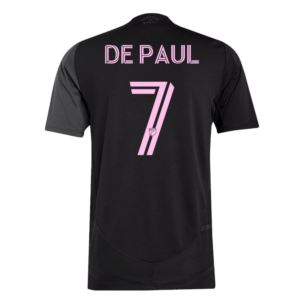 DE PAUL #7 Inter Miami Away Match Jersey Player Version 2025