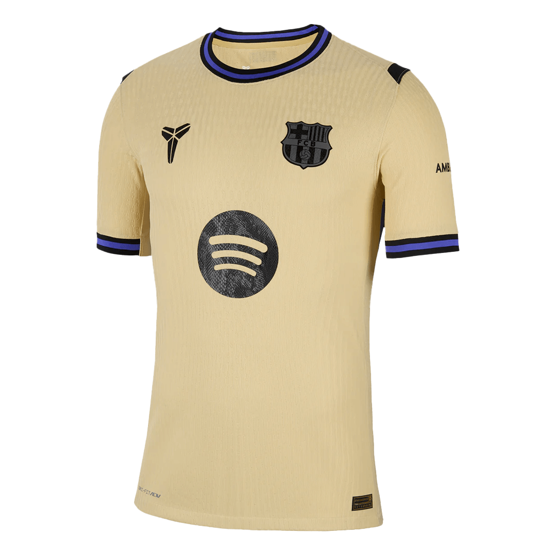 LEWANDOWSKI #9 Barcelona Away Match Jersey Player Version 2025/26 - UCL