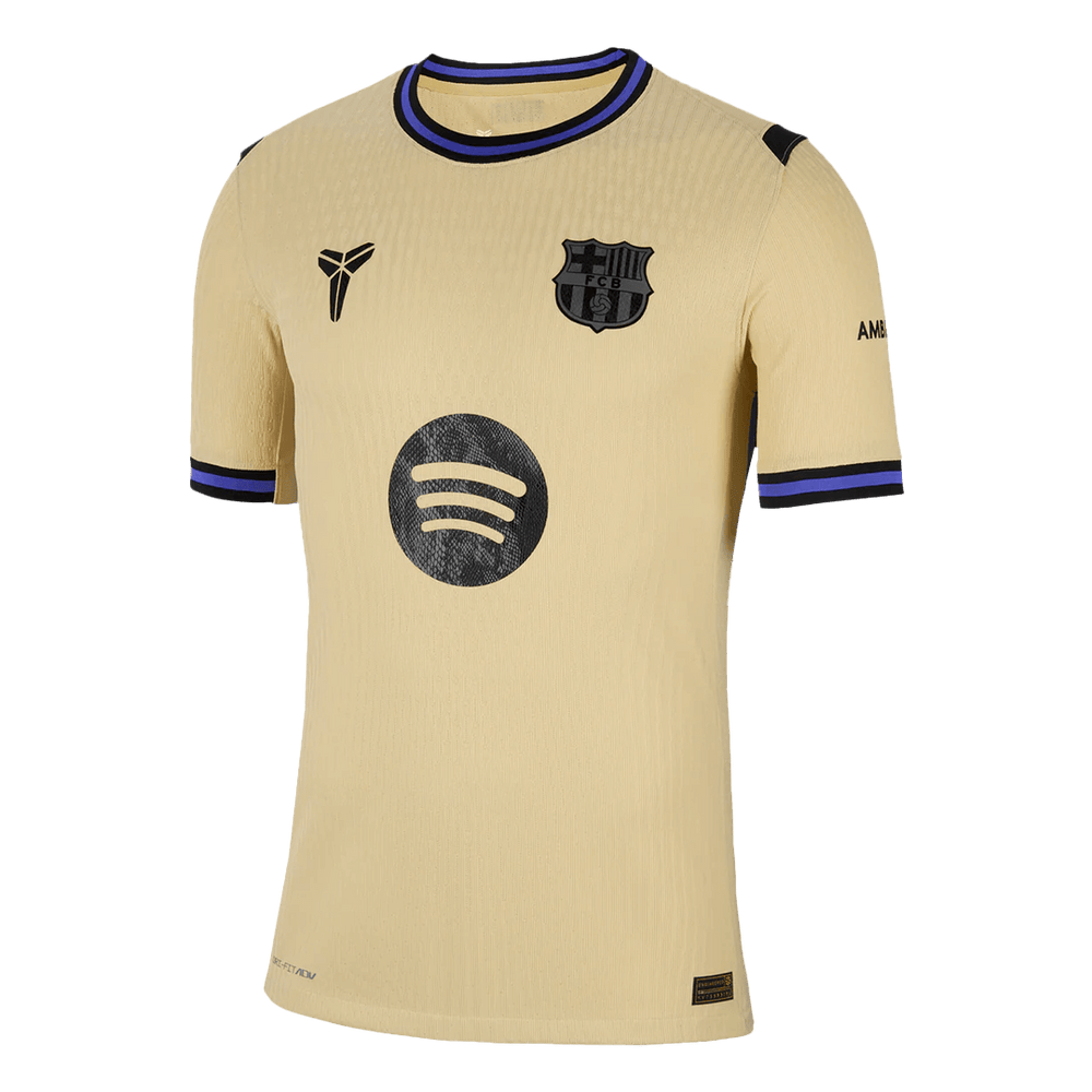 PEDRI #8 Barcelona Away Match Jersey Player Version 2025/26 - UCL