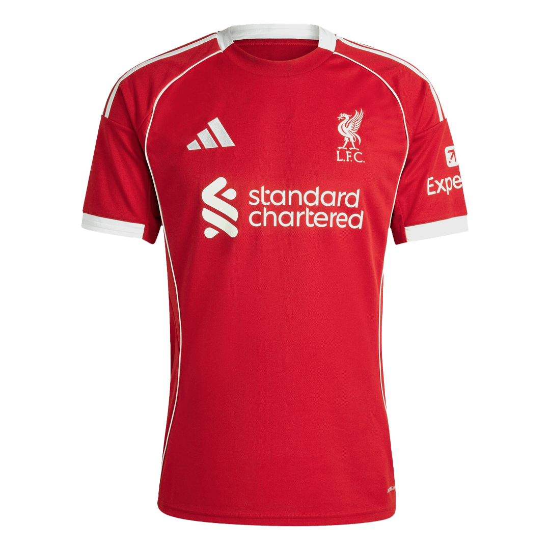 VIRGIL #4 Liverpool Home Jersey 2025/26