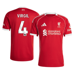 VIRGIL #4 Liverpool Home Jersey 2025/26