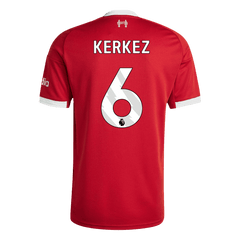 KERKEZ #6 Liverpool Home Jersey 2025/26