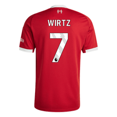 WIRTZ #7 Liverpool Home Jersey 2025/26