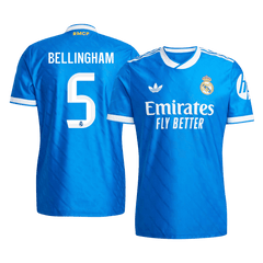 BELLINGHAM #5 Real Madrid Third Away Match Jersey Player Version 2025/26