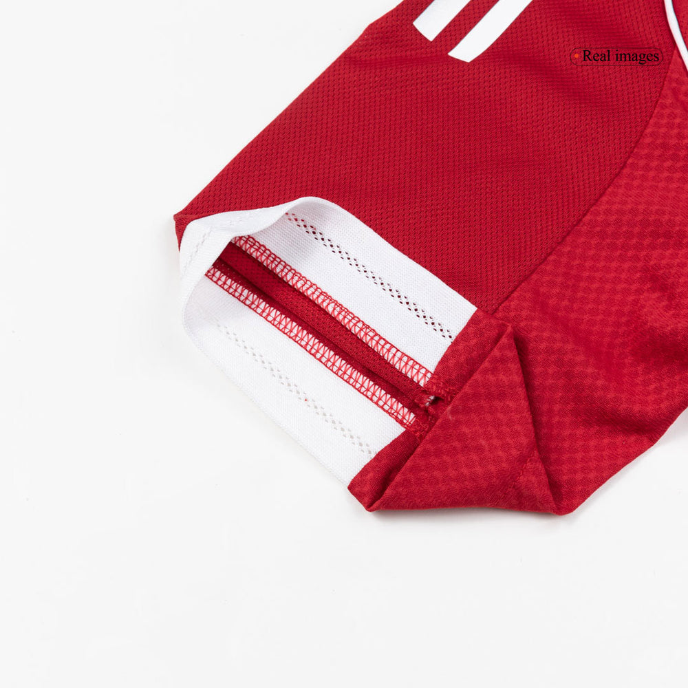 ISAK #9 Liverpool Home Match Jersey Player Version 2025/26 - UCL Font
