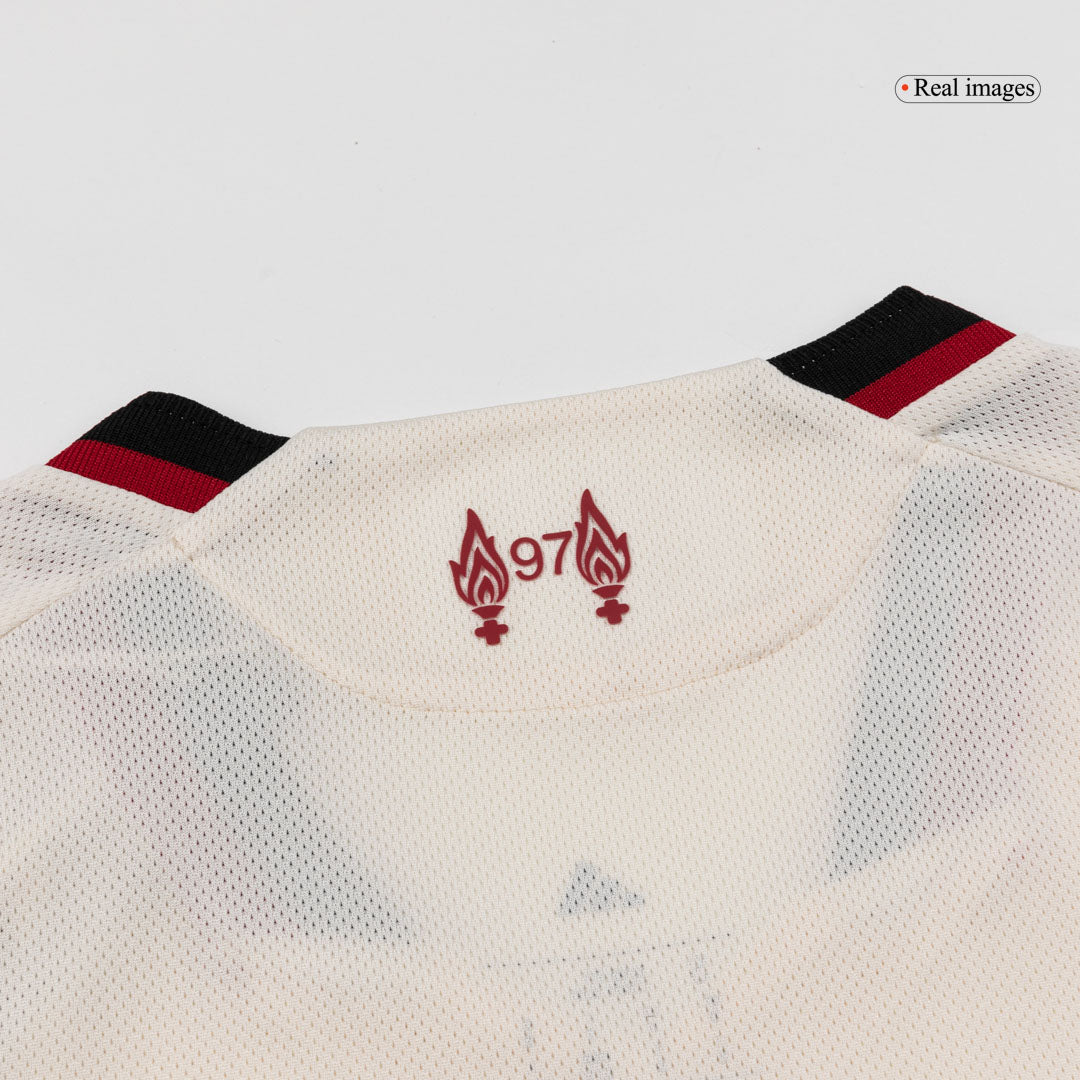 ISAK ##9 Liverpool Away Match Jersey Player Version 2025/26