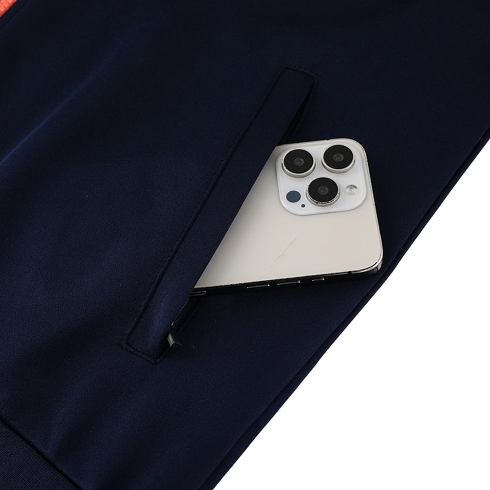 Barcelona Training Tracksuit Kit(Jacket+Pants) Navy&Orange 2025/26
