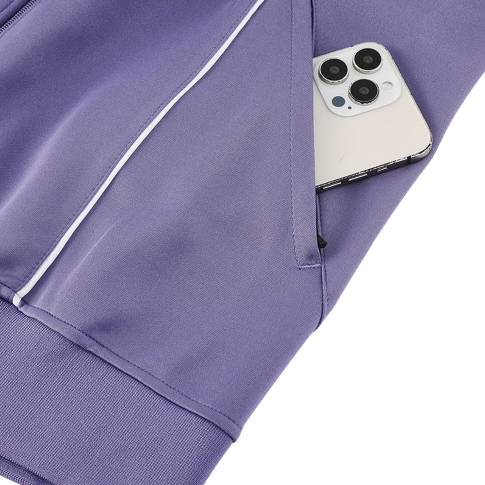 Manchester United Training Tracksuit Kit(Jacket+Pants) Purple 2025/26