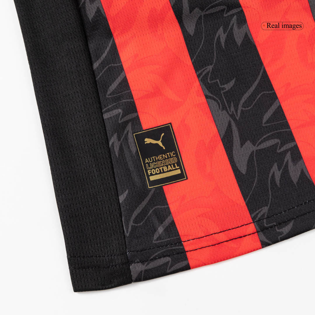 Kids AC Milan Home Jersey Full Kit 2025/26