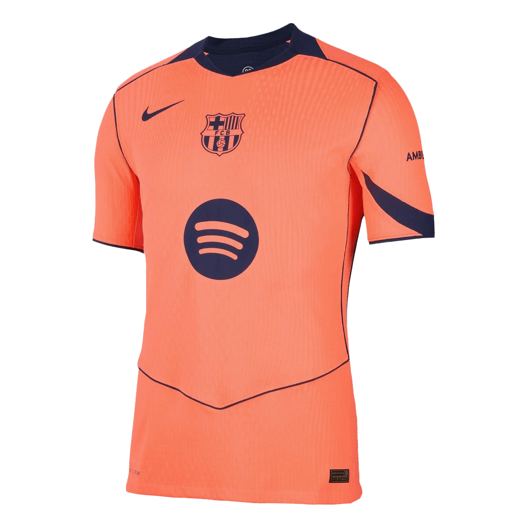PEDRI #8 Barcelona Third Match Jersey Player Version 2025/26 - UCL