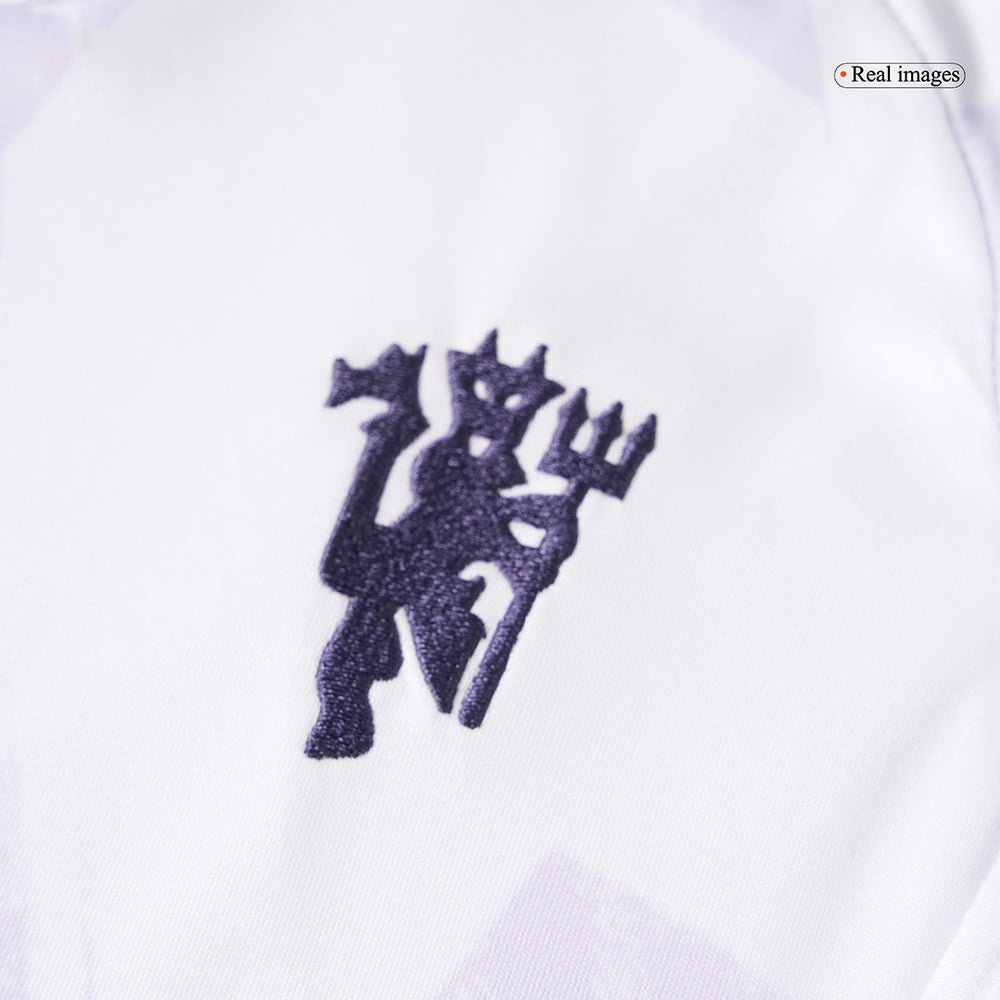 Kids Manchester United Away Jersey Full Kit 2025/26