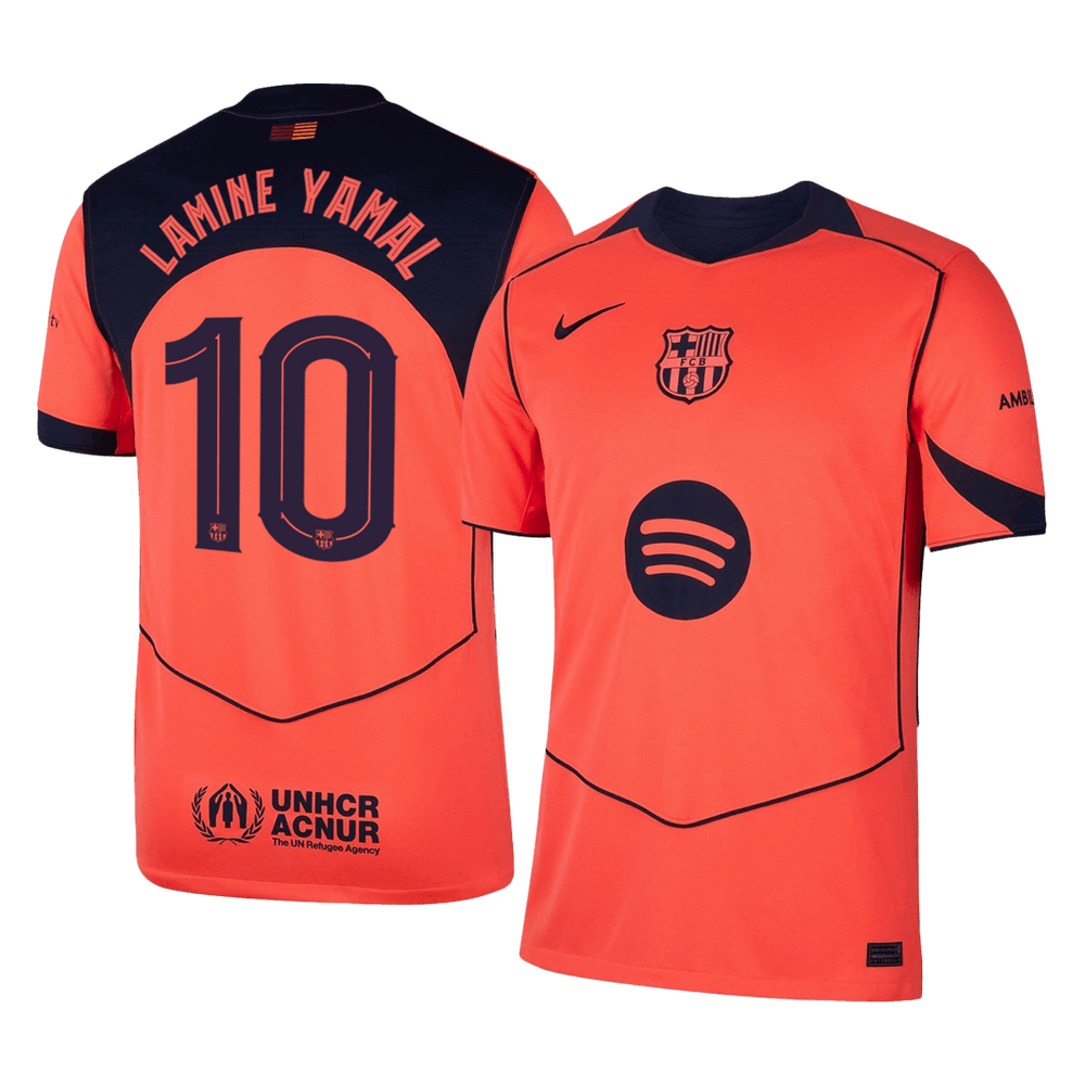 LAMINE YAMAL #10 Barcelona Third Jersey 2025/26